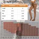 FULLSOFT 2 Pack Fleece Lined Tights Sheer Women - Fake Translucent Warm Pantyhose Leggings Sheer Thick Tights for Winter (Black, L)