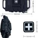 Outdoor Tactical Field-Ready Molle Pouch Quick First Aid Pouch Two-Component Organizer System with Ruggedized Carry Dense Rubber Grip Handle Bag Molle Accessories