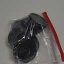 PATIKIL 3 Inch Rubber Furniture Pads, 16 Pack Non-Slip Furniture Coasters Round Anti Skid Caster Cups Furniture Feet Cup Floor Protectors for Bed Couch Stoppers, Black