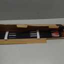 31Inch Carbon Arrows for Target Practice Hunting Arrow with Removable Tips for Compound & Recurve Bow(Pack of 12)