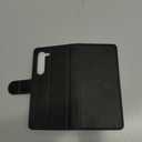 SUANPOT for Samsung Galaxy S23 5G Wallet case with RFID Blocking Credit Card Holder,Flip Book PU Leather Protective Cover Women Men for Samsung S23 Phone case Black