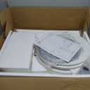 Aheaplus Rotating Bookshelf, Small Corner Bookshelf for Small Space, 360 Display 4 Tier Floor Standing Bookcase Storage Rack, Wood Narrow Book Shelf Organizer for Bedroom, Living Room, White