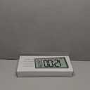 JALL 14.5" Large Digital Wall Clock Battery Operated with Big Digits LCD Screen Display, Day, Date, Alarm, Auto DST, Temperature for Living Room, Bedroom, Desk Decor, Mounted, Gift for Elderly (Black)