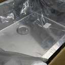 MENATT 25 Inch Undermount Kitchen Sink, 25 x 22 Inch 304 Stainless Steel Handmade Single Bowl Kitchen Sink, Brushed