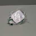 6 Ft Surge Protector Power Strip - 8 Widely Outlets with 4 USB Ports, 3 Side Outlet Extender with 6 Feet Extension Cord, Flat Plug, Wall Mount, Desk USB Charging Station, ETL,White