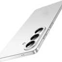 Dataroad for Samsung Galaxy S26 Slim Case,0.2mm Fit [Paper-Thin] Lightweight Case Finish PP Cover Protection [Anti-Fingerprints&Yellowing],Compatible with Samsung S26 6.3Inch-Transparent White