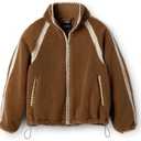 UGG womens Nikia Crochet Uggfluff Jacket, L