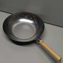 JOYCE CHEN Classic Series 12-Inch Carbon Steel Stir Fry Pan with Birch Handle