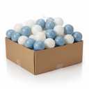 GOGOSO Ball Pit Balls Stars Moon Shapes Plastic Pitballs for Toddler Play Tent Baby Photo Props Kids Pool Water Toys Kiddie Pool Party Decor, Coffee+Beige Mix Cream Colors +Pearl Colors, 50PCS (Coffee+ Milktea+ Cream White+pearl Light Gray)