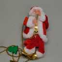 Gfilay Upgraded Climbing Santa Claus on Rope, Animated Electric Musical Christmas Ornament with 3 Modes, Secure Tree Hook & Reinforced White PVC Case, Heartwarming Holiday Decoration Gift