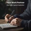 8 Pcs Gel Pens - 0.7mm Fine Point Smooth Writing Black Ink, Quick-Dry Long Lasting Fidge Pens, School & Office Supplies for Men Women