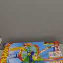 Hot Wheels Toy Car Track Set, Launch and Loop Playset & 1:64 Scale Die-Cast Vehicle, Crash Area on Figure 8 Track with Loop-Kicker Booster