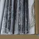 Modern LED Chandelier Clustered Led Pendant Light 18 Lights Dimmable High Ceiling Large Hanging Lighting Fixture for Loft Villa Living Room Stairs Foyer ChandelierBlack