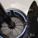 MR.SIGA Toilet Bowl Brush and Holder, Premium Quality, with Solid Handle and Durable Bristles for Bathroom Cleaning, Black, 1 Pack (One Size)