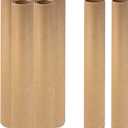 12 PCS Cardboard Tubes for Crafts Two Size, Empty Toilet Paper Rolls for Art Projects, DIY Brown Crafting Paper Roll for Classrooms Dioramas Decorations, 5pcs 1.37x15.7In and 5pcs 1.77x15.7In