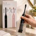 Sonic Electric Toothbrush, 5 Modes, 4 Heads, USB Rechargeable
5 Cleaning Modes, 34000 Strokes/Min, 4 Brush Heads, USB Rechargeable, IPX7 Waterproof, Deep Cleaning
