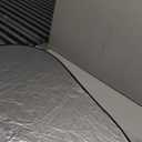 Car Wind Sun Shade Silver Cloth Complete Coverage Sun Visor Block for Universal Car (63x33.8in)