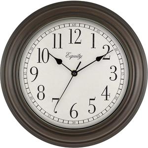 Equity 20898 12 Inch Cora Quartz Analog Wall Clock