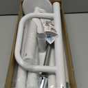 Stander Wonder Pole Lite, Adjustable Floor to Ceiling Safety Grab Bar with Security Support Handle for Fall Prevention, Tension Mounted Transfer-Pole for Adults, Seniors, and Elderly, White