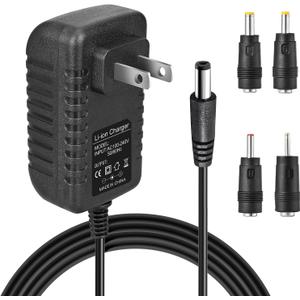 5V 1A 2A Replacement AC Power Adapter Charger for VSC-550BT / VSC-550BT-BK Suitcase Turntable, Vinyl Record Player Power Cord, Compatible with Crosley FJ-SW0501500DU Vintage 3-Speed Portable Player