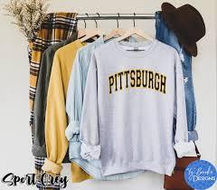 Retro Pittsburgh Throwback Classic Pittsburgh Black Gold Tee Sweatshirt, Size XL