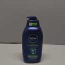 Nivea Men Maximum Hydration Body Wash for Dry Skin, Aloe Vera Enriched, 3in1 Moisturizing Body Wash, Face and Hair, Paraben Free, Vegan Formula, 30 Fl Oz Bottle