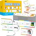 110PCS Sentence Building, Double-Sided Puzzles 180 Sight Words & 20 Blanks for Kids Learning Sentences, Early Reading, Writing & Language Practice-Educational Toy for Kindergarten, Grade 1st, 2nd
