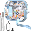  Case Compatible with AirPod 4 Generation, Clear Soft TPU Transparent Protective Case