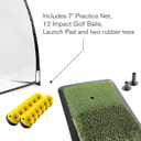 SKLZ Home Golf Driving Range Kit with Net, Golf Balls, Launch Pad, and Tees