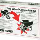 True Temper TWKT Wheelbarrow Two Wheel Conversion Kit,Black