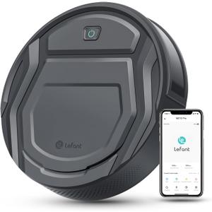 Lefant M210 Pro Robot Vacuum, 3 Adjustable Suction, WiFi/APP/Alexa, 120 Min Runtime, Self-Charging Robotic Vacuums, Slim, Quiet, 6 Cleaning Modes Ideal for Pet Hair, Hard Floors