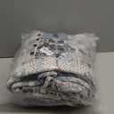 5x7 Area Rugs for Living Room: Washable Bedroom Rug Boho Vintage Rugs Stain Resistant Non Slip Low Pile Soft Lightweight Carpet for Kitchen Dining Room Farmhouse Nursery Kids Room Home Office (Blue and Cream)