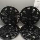 16 Inch Gloss Black Wheel Covers Hubcaps for 2015-2025 Ford Transit 150 250 350 350HD SRW, Only Fits 5-Lug Factory Steel Wheels, OEM Replacement CK4Z-1130-J, CK4Z-1130-D, 4-Pack