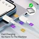 3 x USB-C to USB-C Fast Charging Cable 60W, Premium Nylon Braided Type-C Cord 3FT, Power Delivery, Compatible with iPhone 15/16/17, Samsung Galaxy, iPad, MacBook | CCLINE