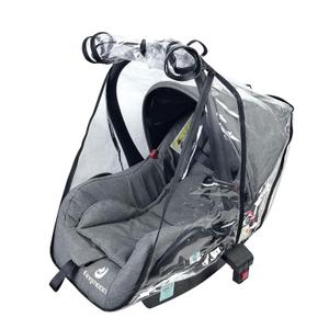 Baby Car Seat Rain Cover Universal Weather Shield Waterproof,Easy Access Zipper,Side Ventilation,EVA Material,Newborn Infant Child Travel Accessories