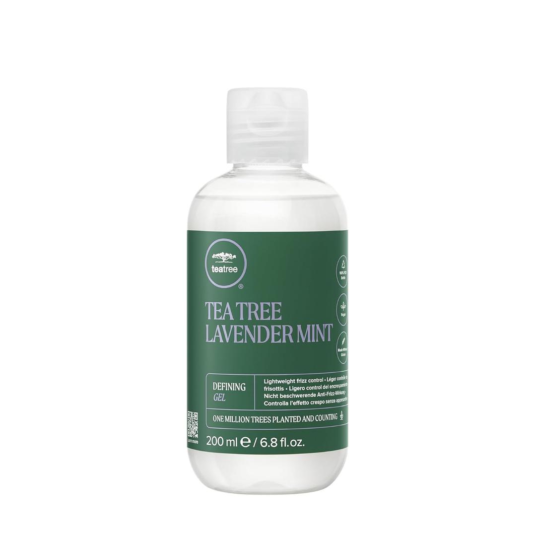 Tea Tree Lavender Mint Defining Gel, Lightweight Frizz Control, For Coarse, Curly + Dry Hair (6.8 FL OZ (Pack of 1)