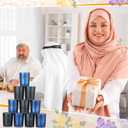 MTLEE 12 Pcs Ramadan Candle Gifts Ramadan Mubarak Scented Soy Candle Muslim Islamic Party Favors Gifts Jar Candles for Home Muslim Islam Festival Celebration Decorations