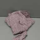 JomeDesign Sweaters for Women Dressy Casual Long Sleeve Shirts Crewneck Fall Outfits with Pocket Tunic Tops (Small, Light Purple)