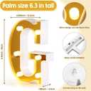 Demissle 4 Graduation Party Decorations 2026 Grad LED Marquee Letters Graduation Table Light Up Sign for Kindergarten Preschool High School College Class of 2026 Grad Party Supplies(Gold)