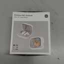 Wireless Touchscreen Earbuds with Smart Touch Screen Case - TWS True Wireless Bluetooth 5.4 Headphones - ANC Active Noise Cancelling - Blue Tooth Earphones for iPhone Android