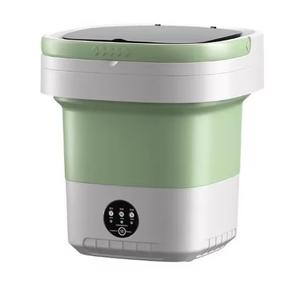 Portable Washing Machine, 17L Foldable Portable Laundry Machine and Spinner for Baby Clothes, Underwear, Socks with 3 Modes Deep Cleaning,Mini Washer for Travel, Dorms, Camping