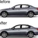 Stainless Steel Window Trim Chrome Delete for Infiniti G37 Sedan 2007-2015 Black Window Trim Blackout Kit