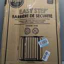 Regalo Safety 29-38.5" Baby Gate for Doorways & Bottom of Stairs, Pressure Mounted Baby Gate with Door for Babies, Toddlers & Pets, Tested & Safe for 30 Years, American Designed, American Owned, Black