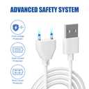 4 x 6mm Magnetic Replacement Charger Cable, 2.7ft Magnetic DC Wire for Rose Tools, Stick Massagers and Toy Massager, Electric, Toothbrush, for children's watches, dog trainers Charging Cable Electronics