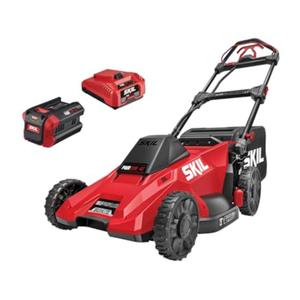 SKIL PWR CORE 40 Electric 20" Lawn Mower, Self-Propelled Cordless, Includes 40V 6.0Ah Battery and PWR Jump Charger - SM4910C-11
