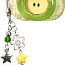 Cute Apple-Shaped Case for Airpods Pro 3 with Fruit Charm (Green)