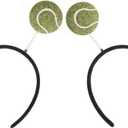 Garneck Tennis Headband Party Headband with Spring Ball Decorative Hair Accessory for Sports Events And Fitness