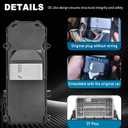 Driver Side Master Power Window Switch for Honda Accord Sedan/Coupe 2008 2009 2010 2011 2012, Replaces OEM 35750-TB0-H01, 35750-TBD-H13 OEM Replacement with Auto Up/Down