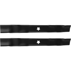 134149 Mower Blades for Craftsman Hu sqvarna Poulan Pro 42 inch Deck, 532134149 Mulching Blades for Craftsman LT1000 YT4000, Hu sqvarna YTH18542 YT150 Rider Lawn Tractor, Replace 422719 424752