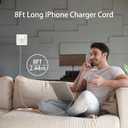 iPhone 17 16 15 Pro Max Charger Fast Charging, 8 FT iPhone 17 Charging Cable Long USB C 8FT Cord with 20W PD Fast iPhone 17 Pro Max Chargers Block for iPhone 17/17 Pro Max/17 Air/16/15 Series, iPad